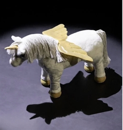 LeMieux Gold Wings til Toy Pony - Shimmer Gold - På Toy Unicorn SHIMMER